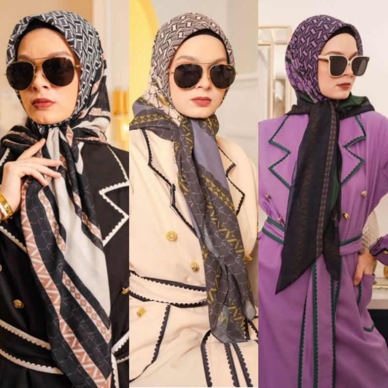 VIVI ZUBEDI -MONOGRAM BEAU SCARF