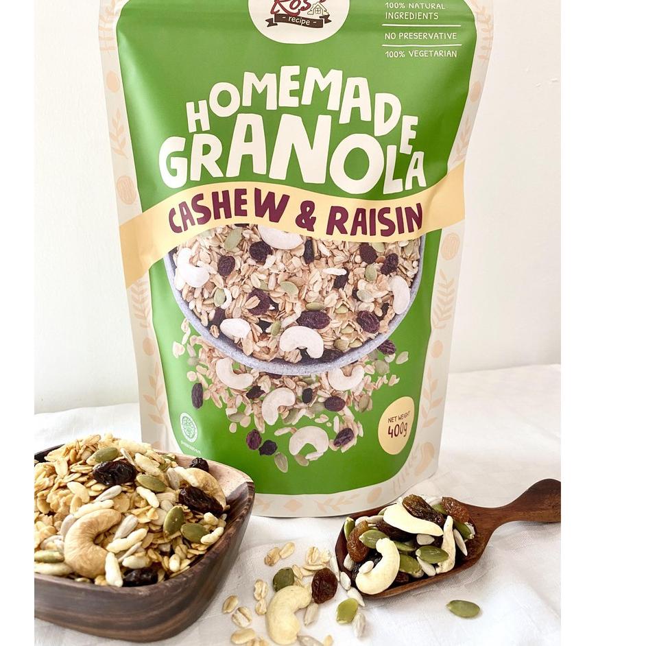 

CODE5l5Kz--Granola Homemade Cashew Raisin 400 gr