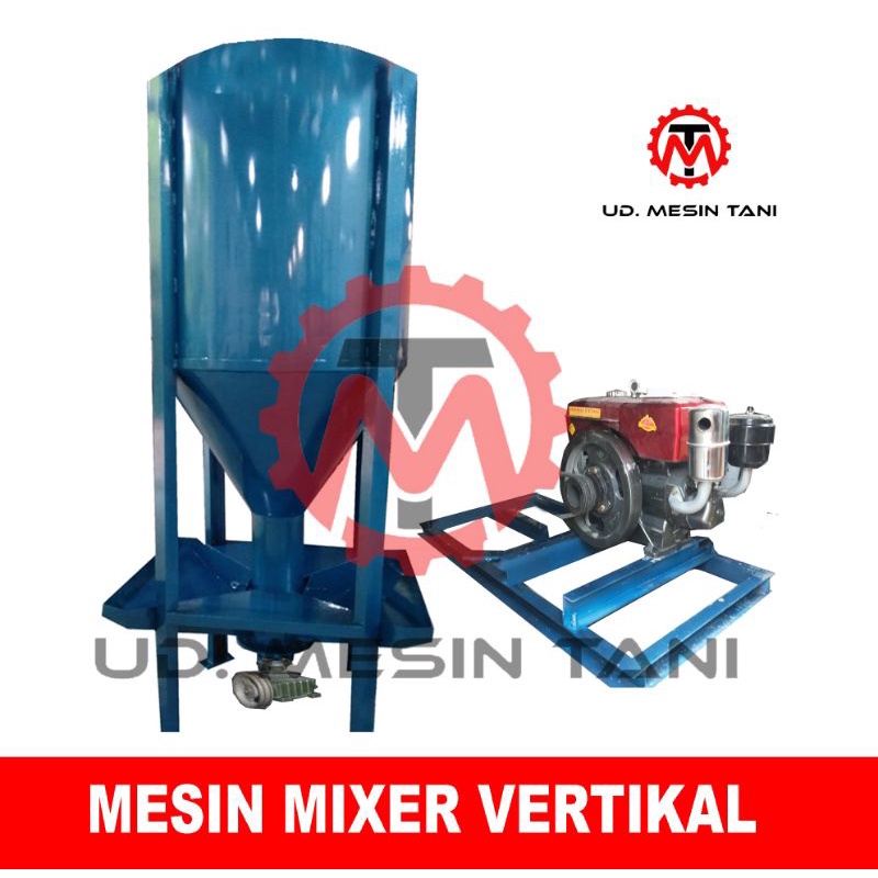 MESIN MIXER PAKAN TERNAK VERTIKAL MURAH KAPASITAS 100 KG