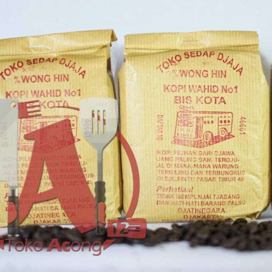 

Terbaru dan terlaris Kopi Bis Kota 250gram ( ARABICA ) / Kopi Wong Hin Dari Jatinegara Asli 