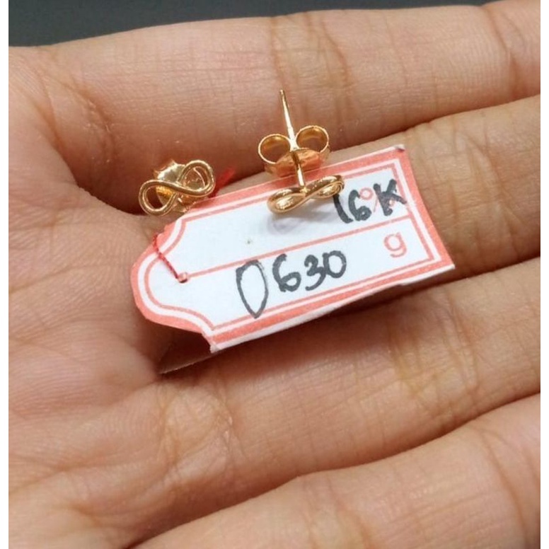 Anting emas 70 infinity