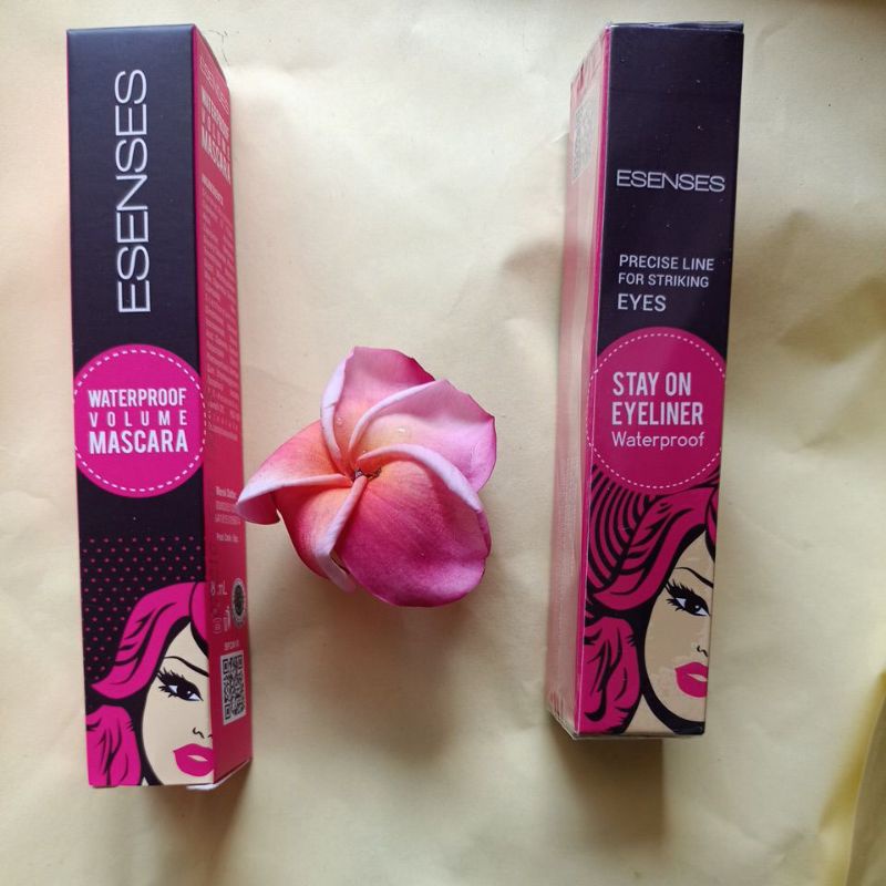 ESENSES maskara &amp; eyeliner  waterproof 8ml