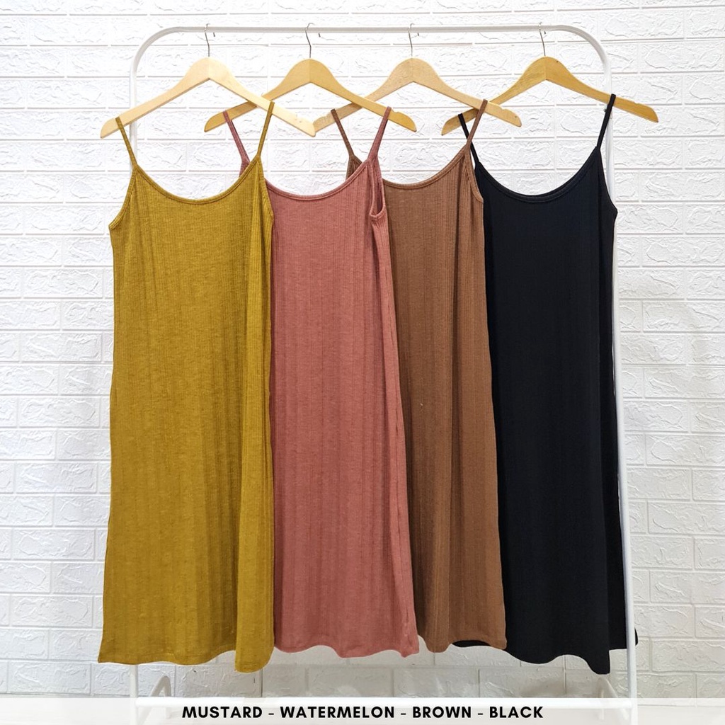 4443 mayrain knit sleveless dress