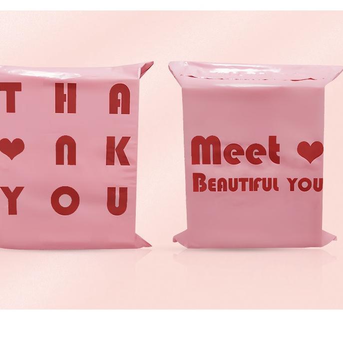 

Super Shipment POLYMAILER ±100PCS 17x30CM PINK DENGAN PRINTING PREMIUM GLOSSY PLASTIK POLYMAILER PINK