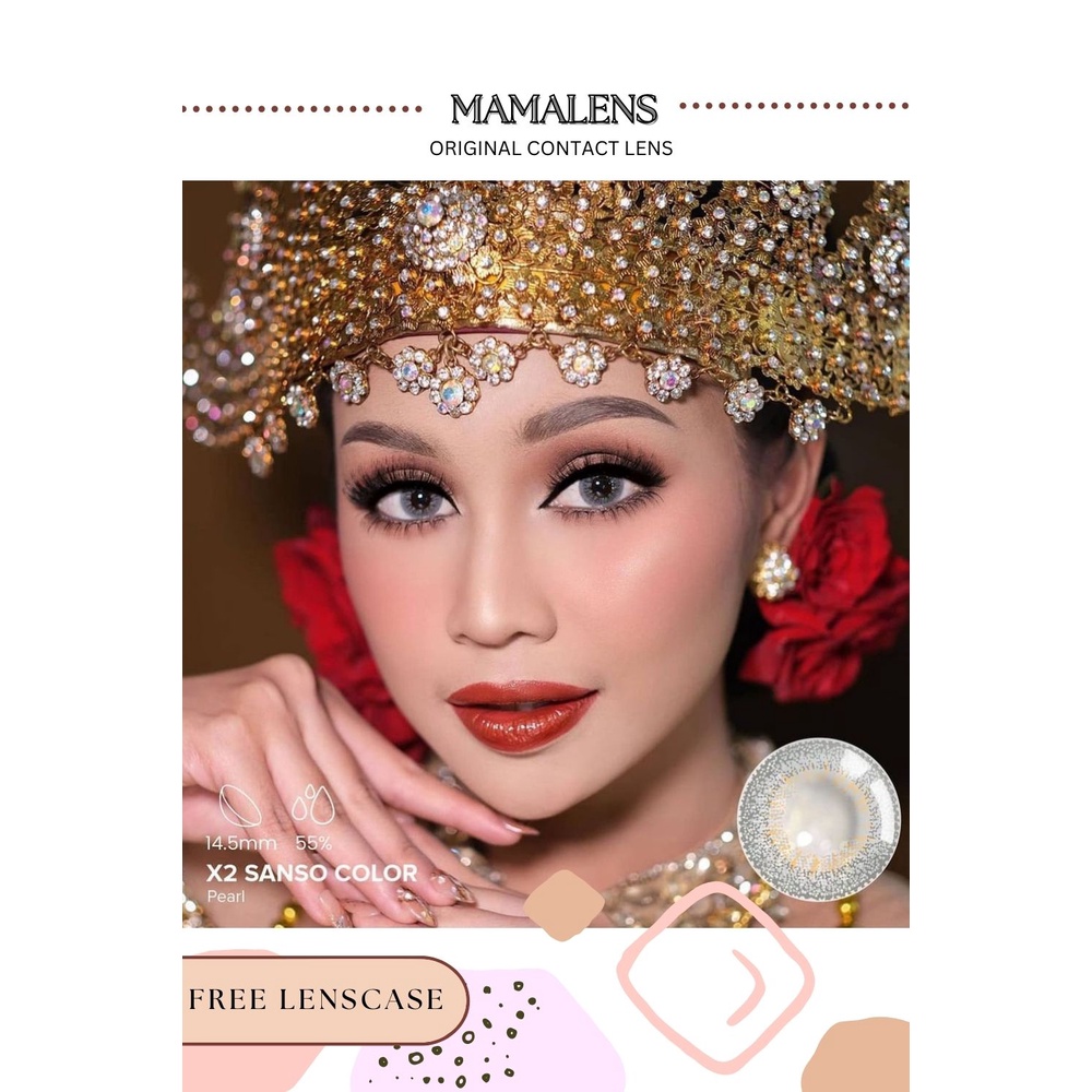 SOFTLENS X2 SANSO COLOR MINUS 3.25 SD 6.00 | FREE LENSCASE - MAMALENS