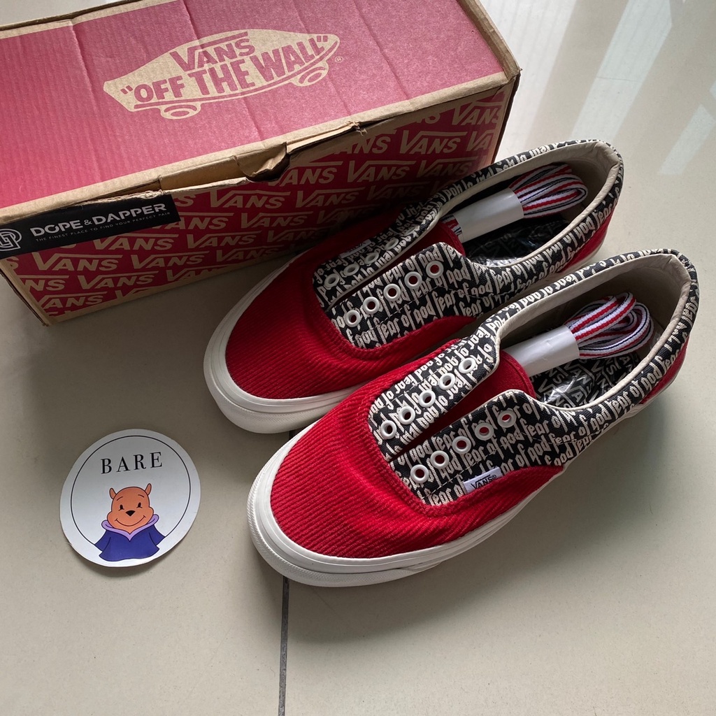 Vans Era 95 Dx Fear Of God Red