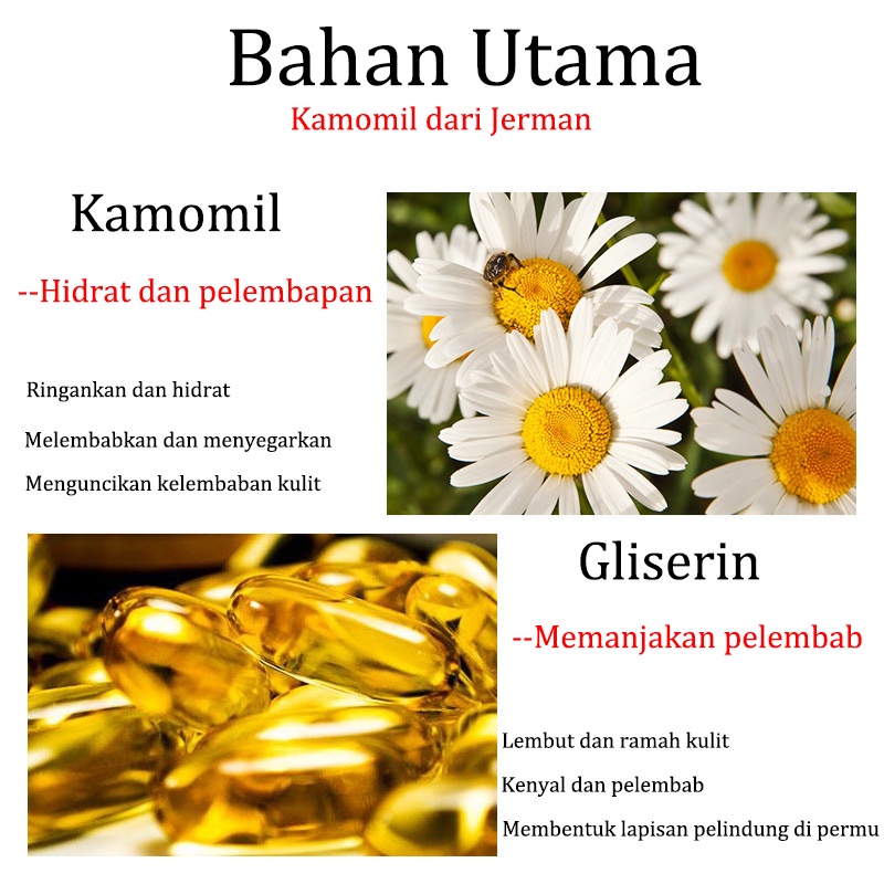 【COD】Chamomile Krim Tangan dan kaki anti-pecah-pecah ​Perawatan Tangan 200ml Pemutih Pelembab Whitening Hand Cream Anti Penuaan Kering Dan Keriput Kasar Anti Keriput Krim Melembabkan Kulit Tangan Kaki Kering Kasar Dan Tumit Pecah Moisturizing Lotion