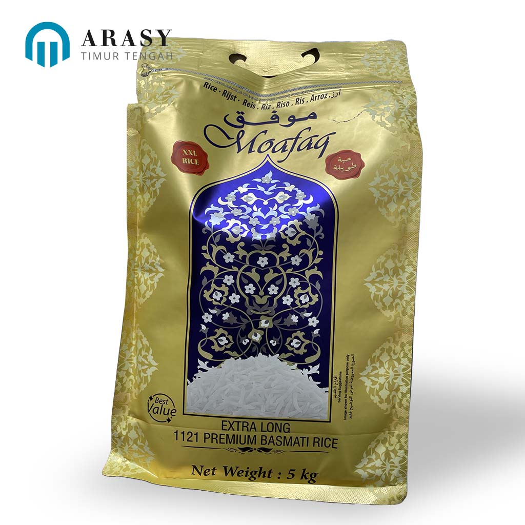 Beras Basmati premium Extra Long | Moafaq 5kg