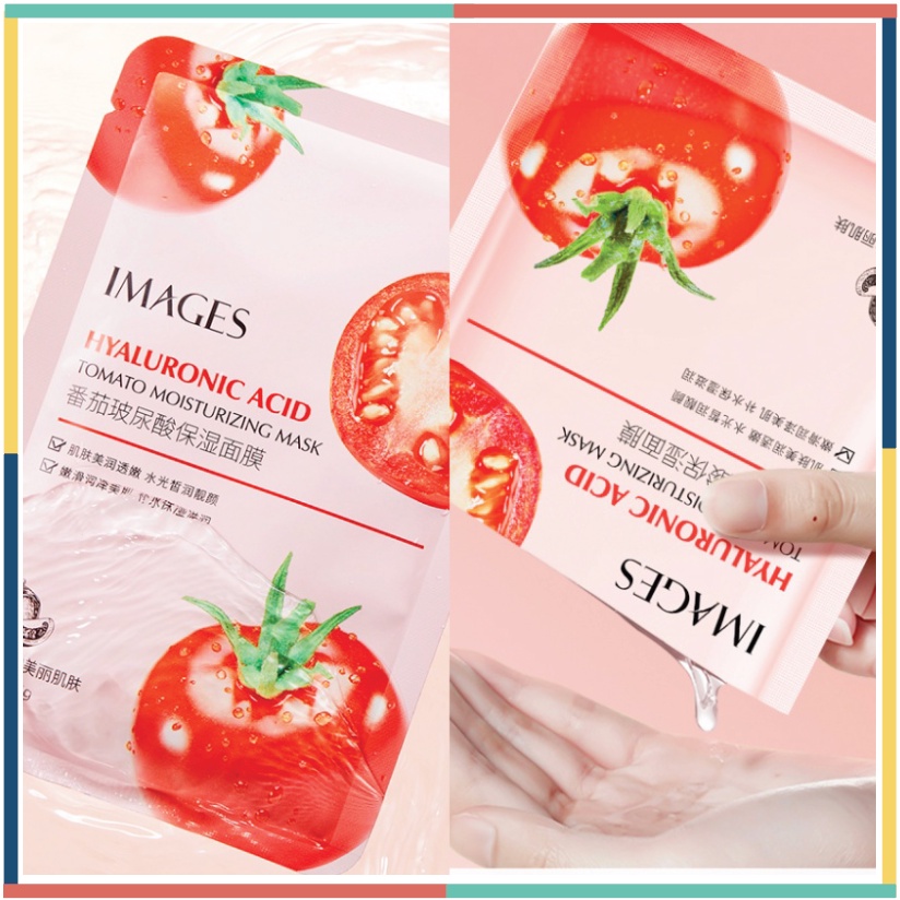 IMAGES Tomat Moisture Mask Facial Sheet  Tomato Protein Masker Wajah EM039