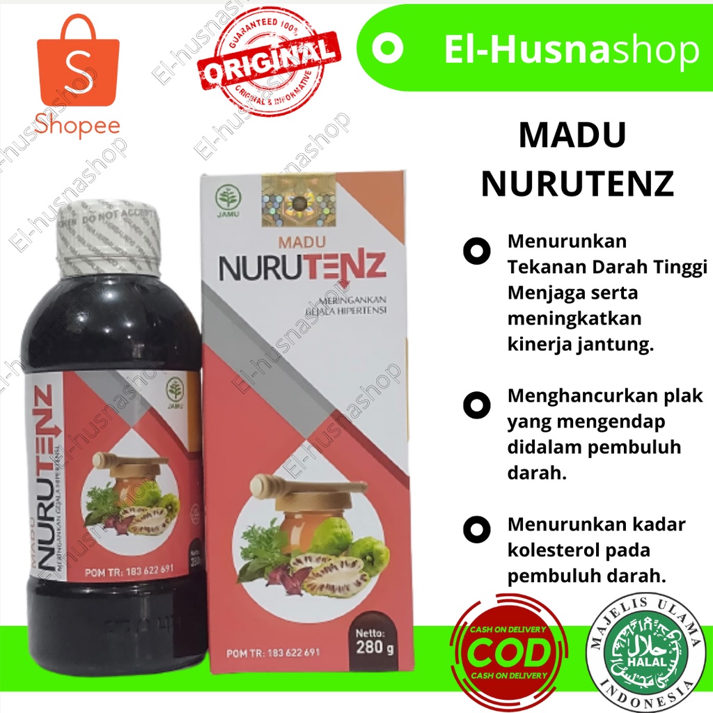 

Madu Nurutenz Obat Herbal Menurunkan Darah Tinggi Hipertensi Kolesterol