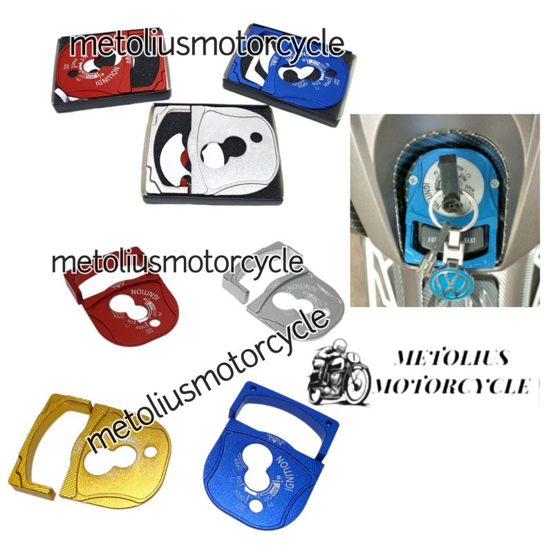 tutup kunci kontak black diamond nmax new cover kunci kontak nmax new