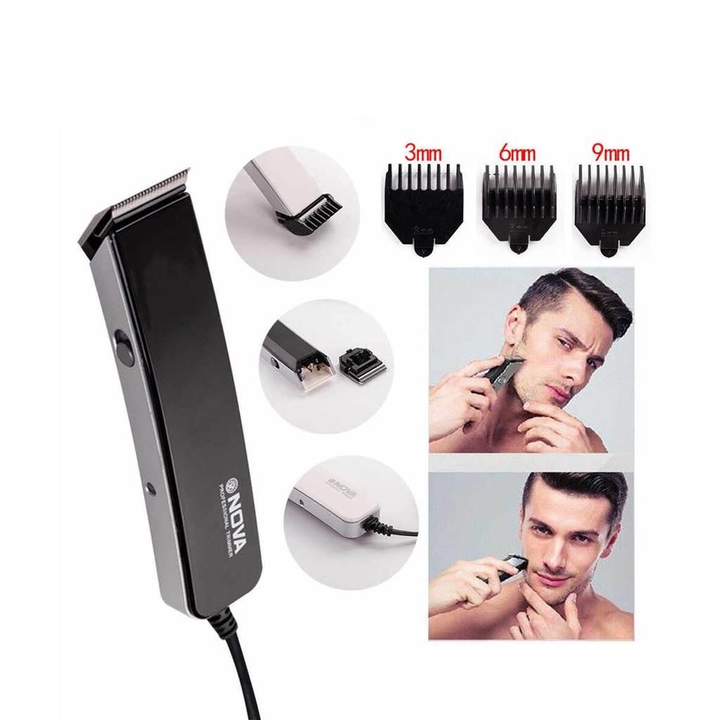 BEAUTY JAYA - BISA COD - Nova NS 216 Recharge - Mesin Alat Cukur Rambut Kumis Dan Jenggot - Random