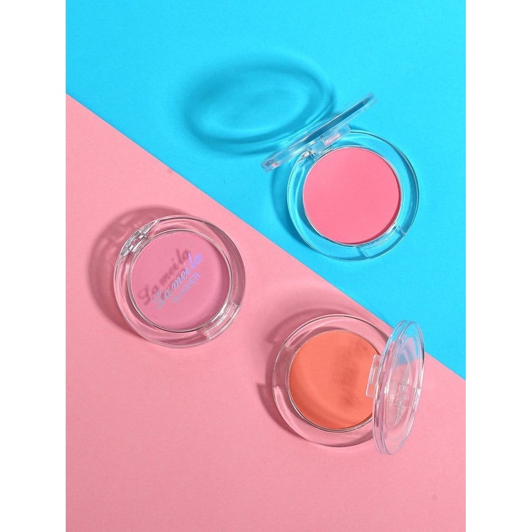 SHINE STAR - Blush On Korean Lameila Color Geometry Lameila Blush On Blusher Korean Blush On 6 Warna Cantik