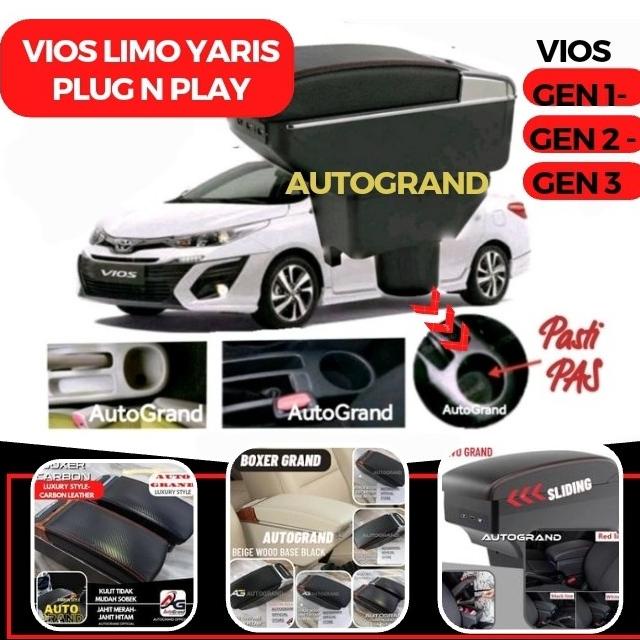 Promo Armrest Limo Vios Yaris Usb- Console Box- Console Box Usb Led