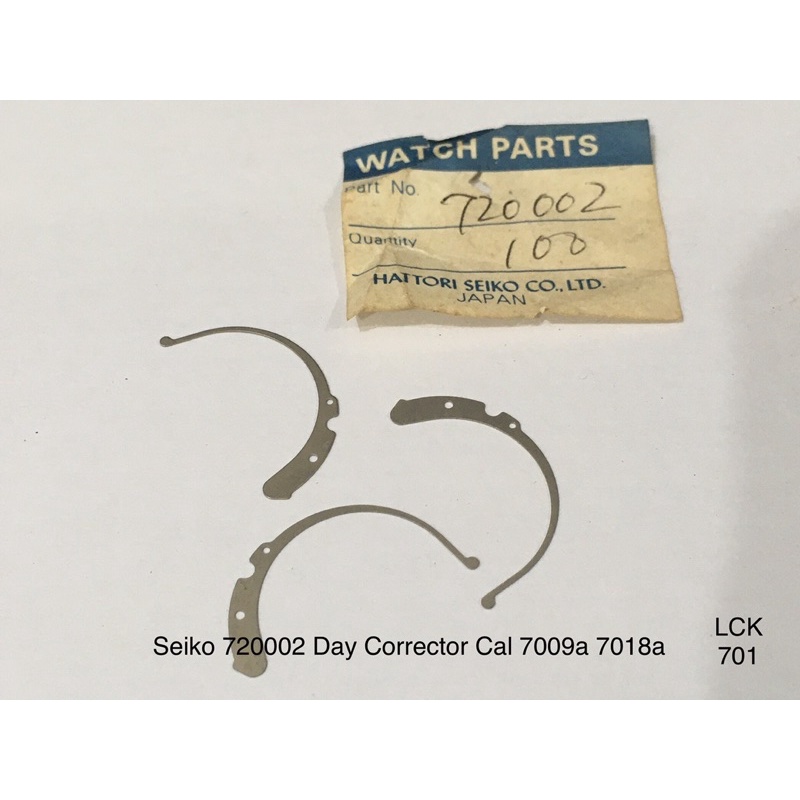 Seiko 7009  Watch Part 720002 Day Corrector Spring Cal 7009a 7018a / Pegas Korektor Hari untuk Suku 