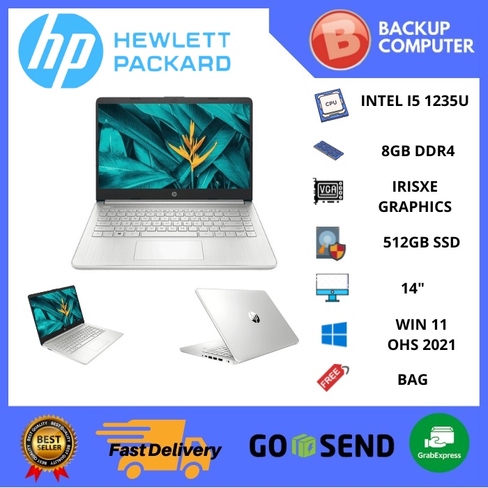 HP Laptop 14s-dq5001TU i5-1235U 8GB 512SSD