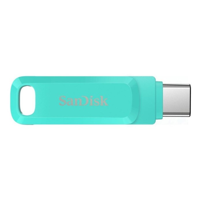 Sandisk  Flashdisk OTG 128GB USB Type-C USb 3.1 Ultra Dual Drive Go Green