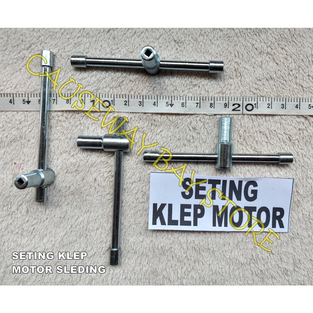 KUNCI SET KLEP MOTOR SLEDING