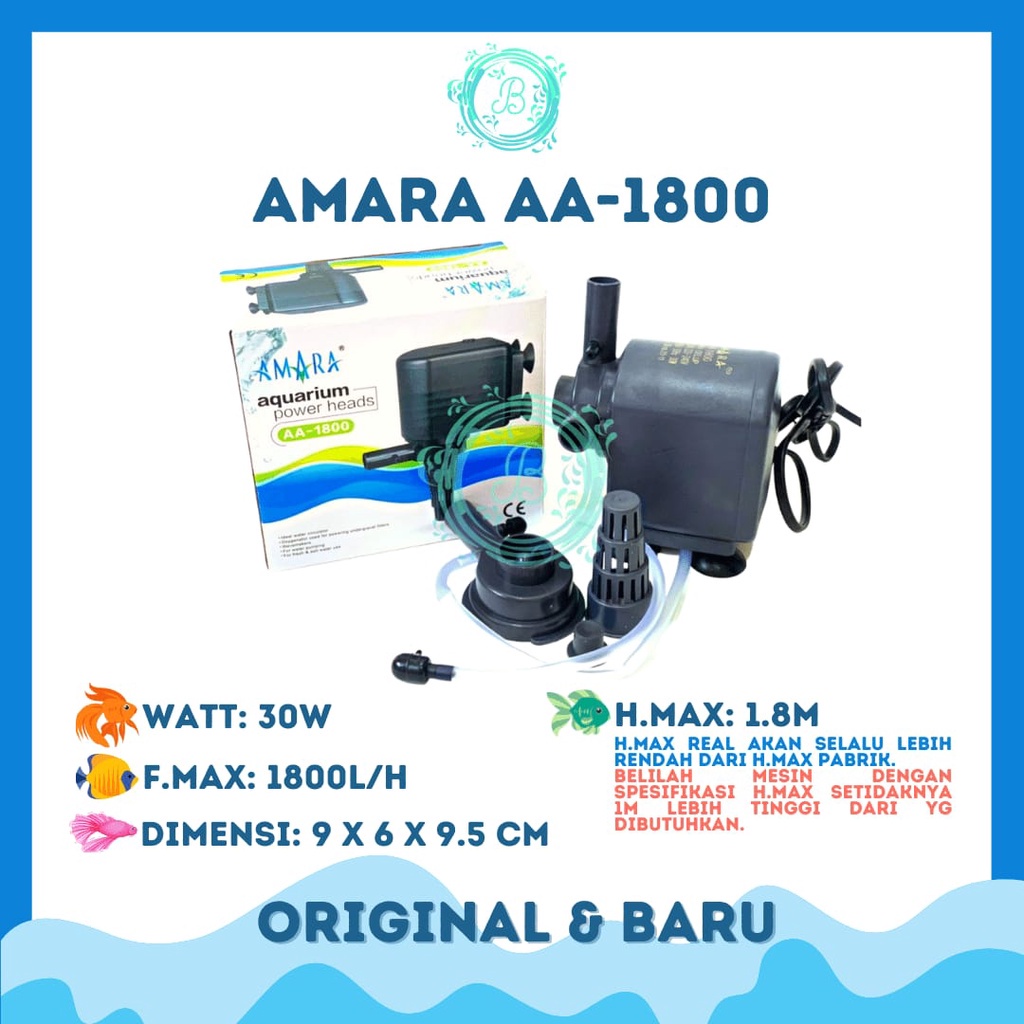 Amara_AA-1800_Pompa_Aquarium_Pompa_Celup_Aquarium_Pompa_Hidroponik_Amara_AA_1800