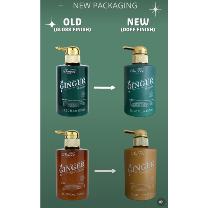 Jual O Sweet Singapore Ginger Series Package Shampoo & Conditioner