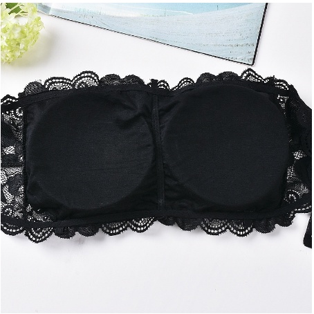 F8077  BRA KEMBEN BANDEAU TANPA TALI LACE BRA FASHION WANITA BRA MURAH BATAM IMPORT