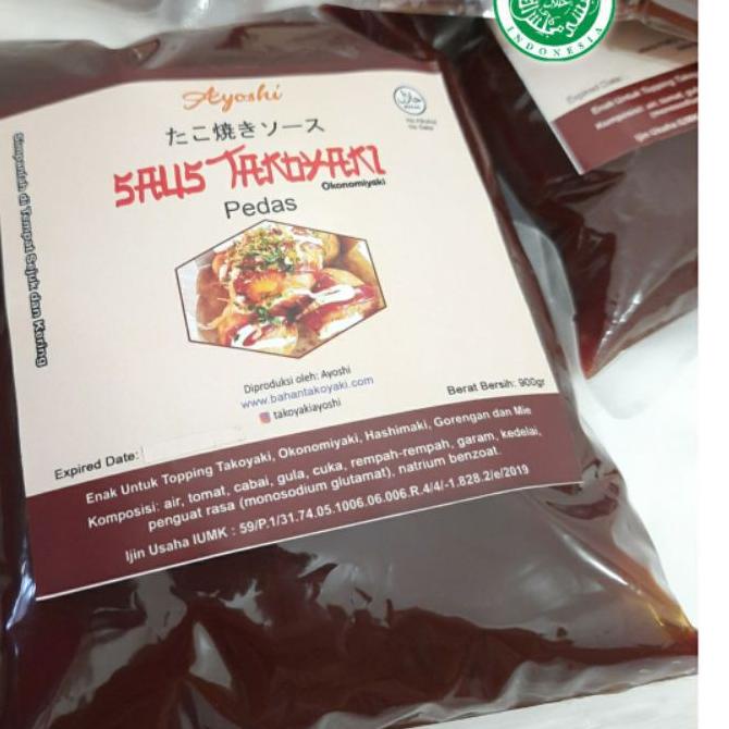 

limited STOCK!Saus Takoyaki PEDAS 900 Gram, Enak Pengin Beli Lagi|KD1