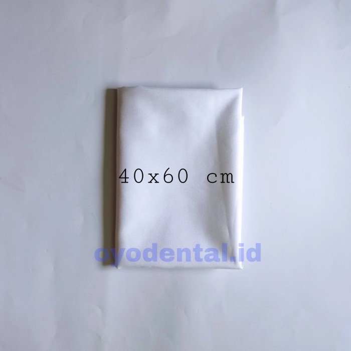Taplak Kain Katun Alas Praktikum / Taplak Meja Putih
