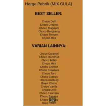 

✨New✨ Chocolicious Bubuk coklat, kopi, buble 1 kg aneka rasa !!
