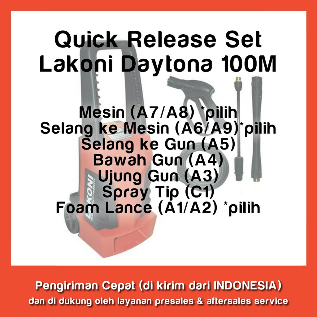 Quick Release Lakoni Daytona 100 M (Full Set)