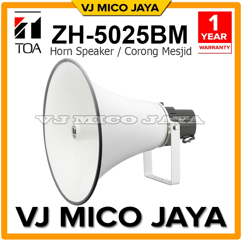 TOA ZH-5025BM Horn Speaker 25 watt  + Trafo Matching / Corong Masjid