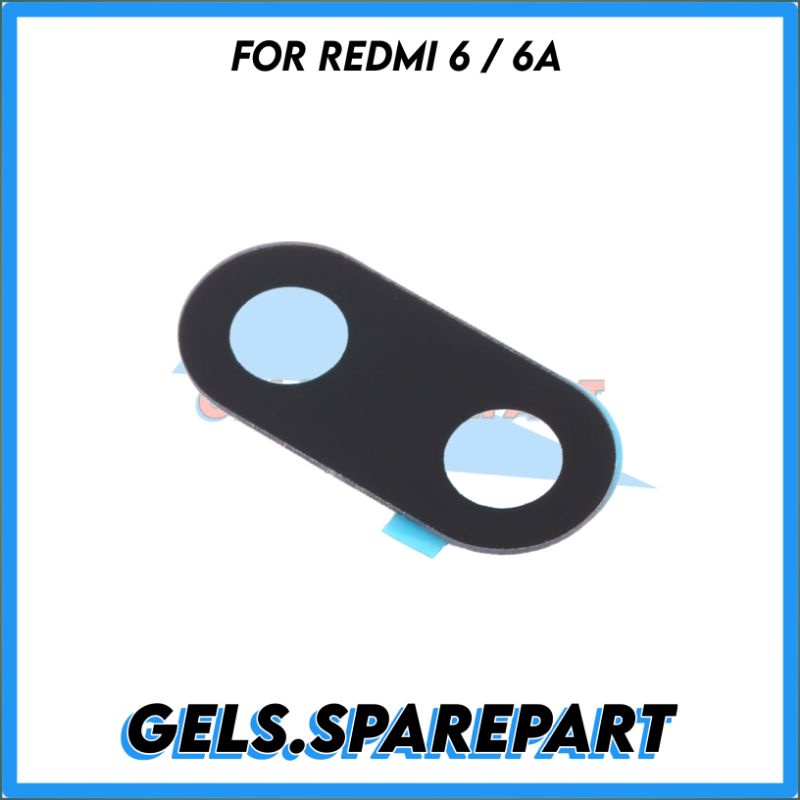 Lensa Kamera Kaca Kamera Belakang Xiaomi Redmi 6 / 6A Original