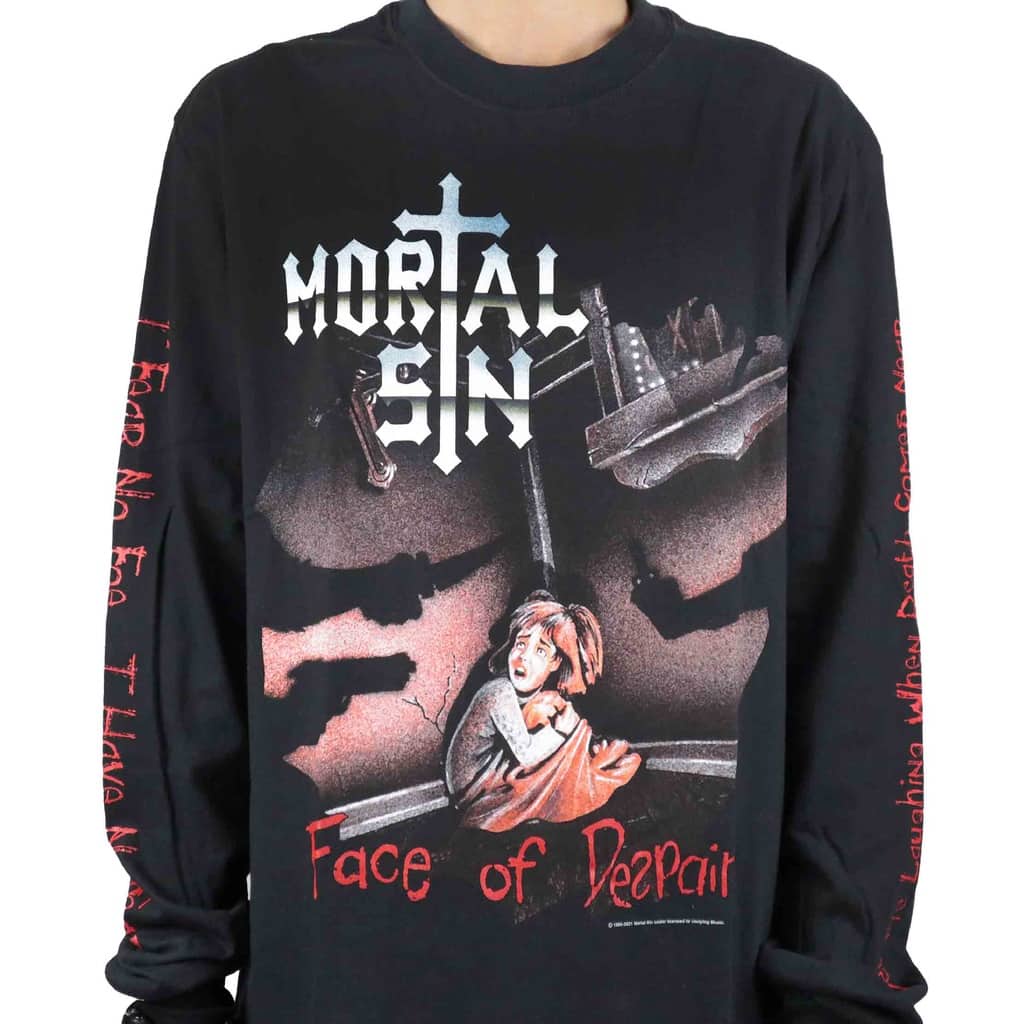 ORIGINAL LONGSLEEVE MORTAL SIN - FACE OF DESPAIR