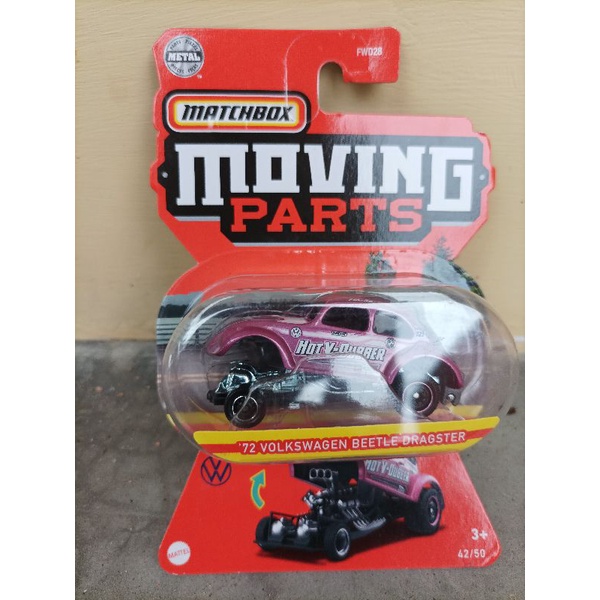 Matchbox Moving Parts 72 Volkswagen Beetle Dragster
