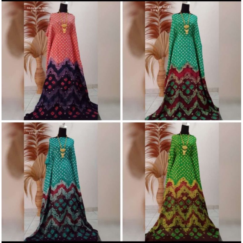 KAIN JUMPUTAN PALEMBANG VISCOSE 3 METERAN BAHAN DASAR BATIK JEMPUTAN CAP LILIN COUPLE PASANGAN SUAMI