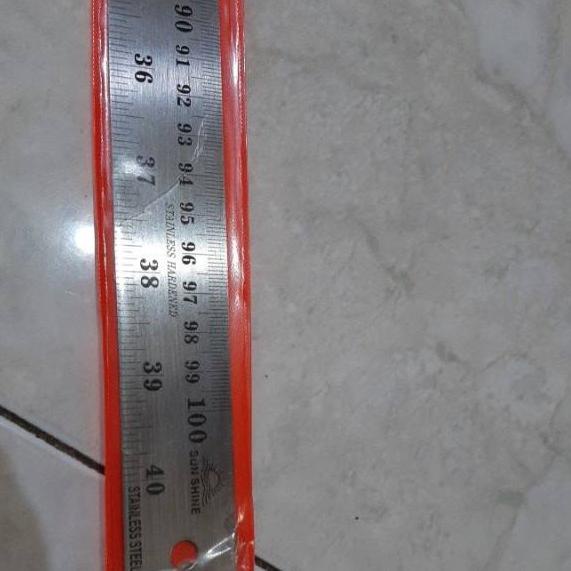 

Model baru - Penggaris besi 100cm TEBAL Joy Art ✔