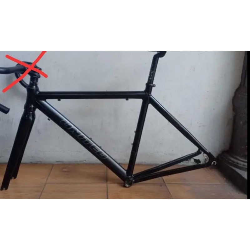 Frame Roadbike United Inertia 7005 Series size 49-50 (tanpa fork) second