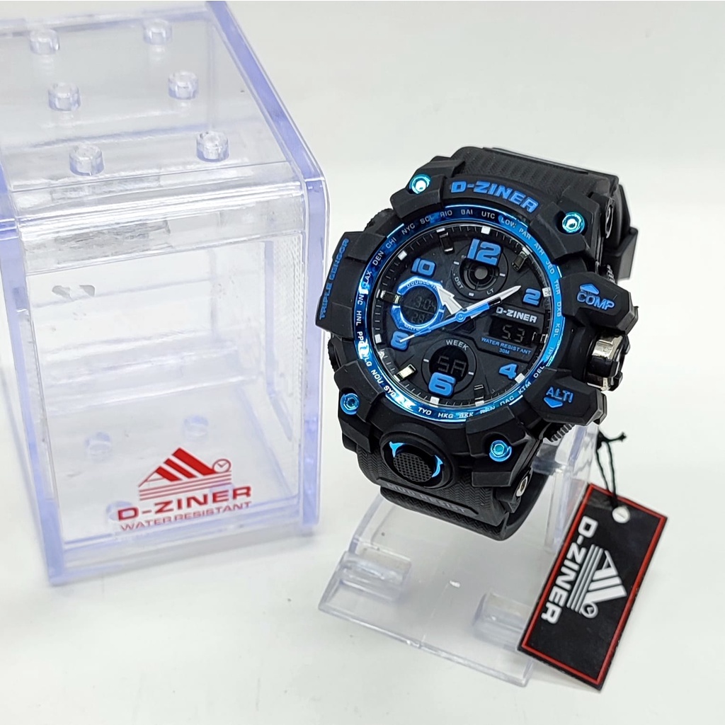 JAM TANGAN PRIA DZINER 8196 D-ZINER 8196 ORIGINAL ANTI AIR