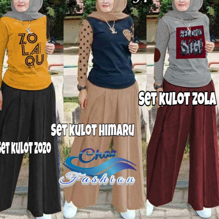 *Promo* SETELAN MUSLIM WANITA / SET KULOT / PAKAIAN MUSLIM WANITA / SETELAN KULOT WANITA / BAJU KULO