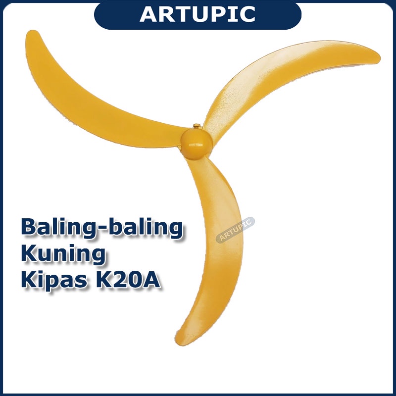 Baling Baling Kipas Sparepart merk K20A Kaki 3 dari Artupic 30 inch