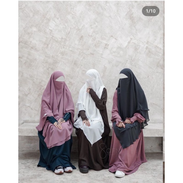 readysoon SOFNI SALE GRADE C ABAYA NUKA NEW KAWA DARK TEAL HAMRO XL, SAVANA CARAMEL FURSAN SILK L