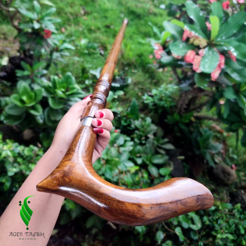 Tongkat Jalan Kayu Walikukun Dan Kayu Johar Panjang 1 Meter