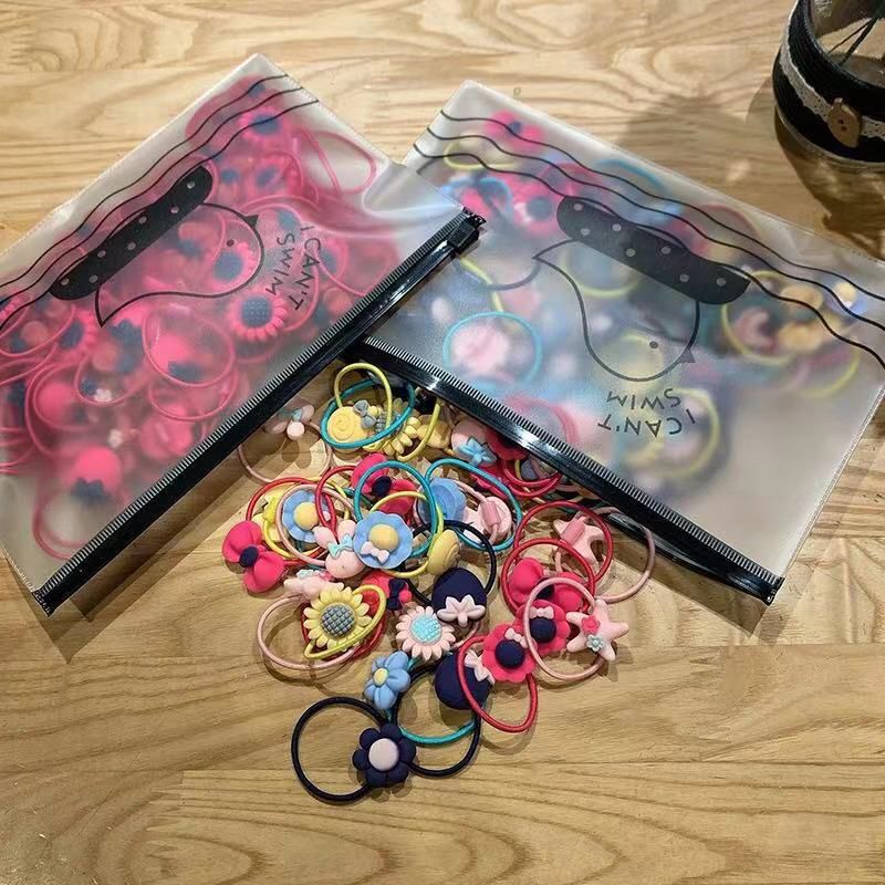 A18 Ikat Rambut Karet Motif lucu Elastis Gaya Korea Wanita / Karet Rambut / Karet Gel