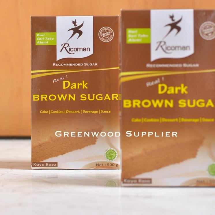 

Diskon✔️Ricoman Dark Brown Sugar - 500G|RA2