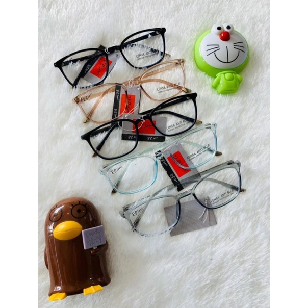 Kacamata fashion Rb space kaca anti radiasi cowok cewek