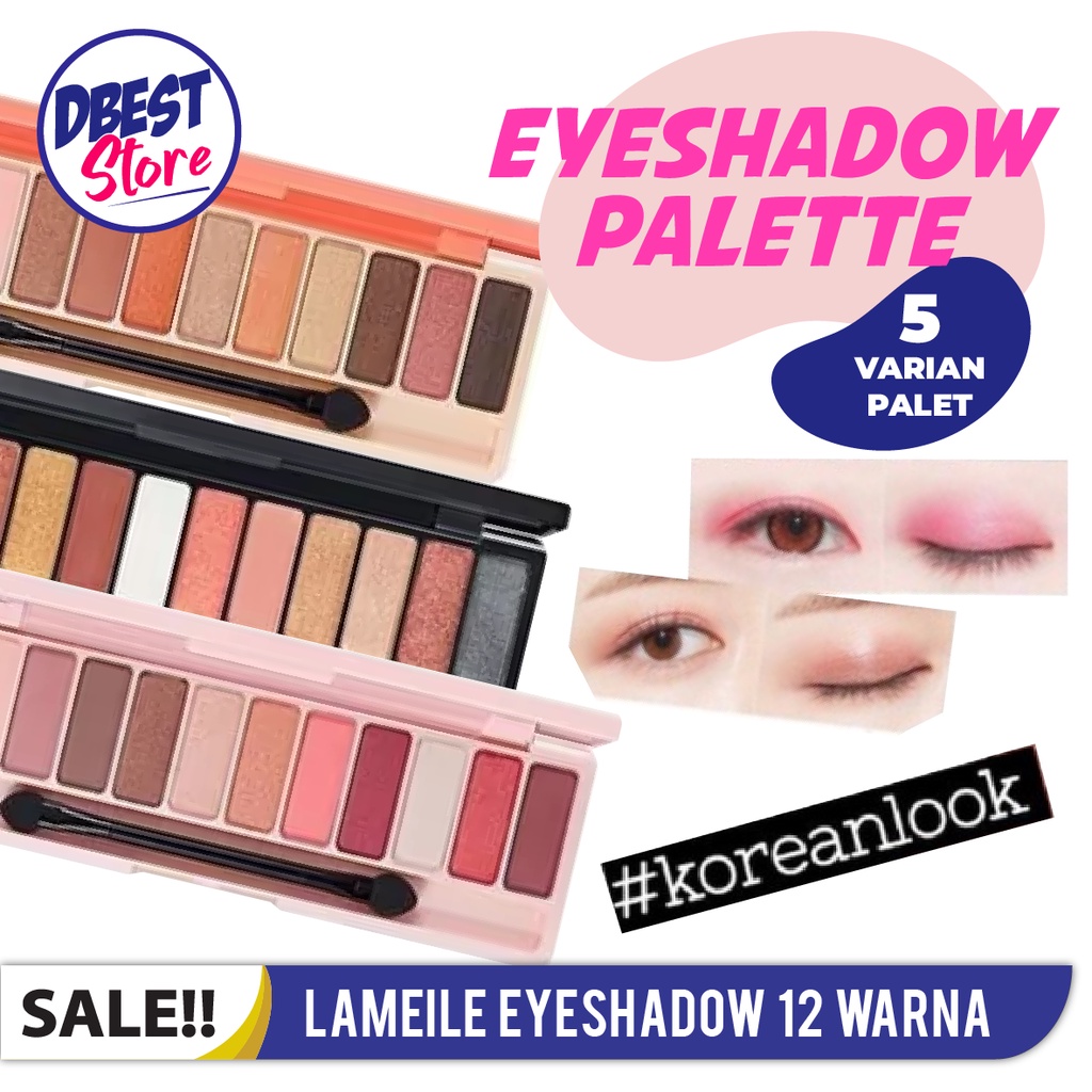 [COD] Lameila 12 Warna Eyeshadow Palette