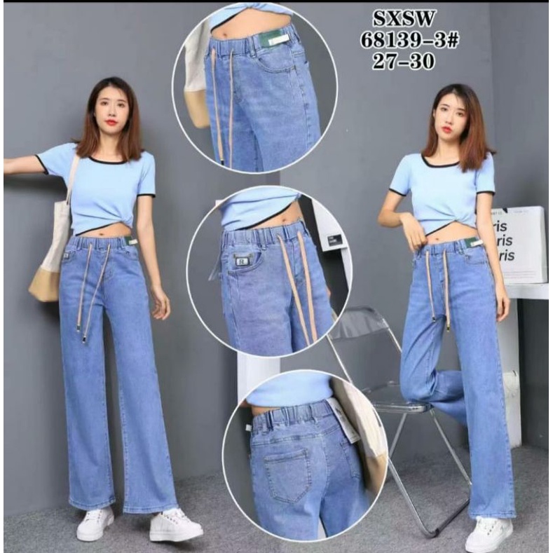 CELANA JEANS WANITA KULOT CUTBRAY PREMIUM IMPORT//BAHAN FULL STREET //BRAND SXSW