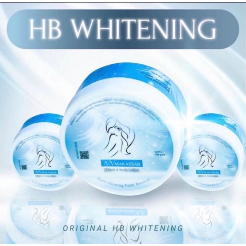 Hb Whitening Lotion hb original 100gram(BPOM)