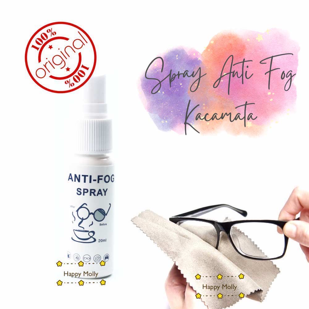 1 Botol BILLion Original Anti Fog Spray - Cairan Pembersih Lensa Kacamata - ASLI - BILLion