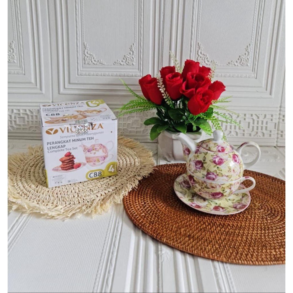 COMPLETE TEA SET 4 PCS VICENZA C88