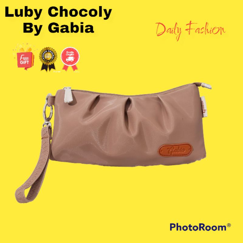 POUCH LUBY CHOCOLY BY GABIA BAHAN CHOCOLY ANTI AIR MUAT HP PREMIUM